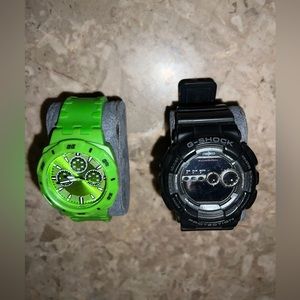 Casual Men's Watch in Neon Green - Unbranded